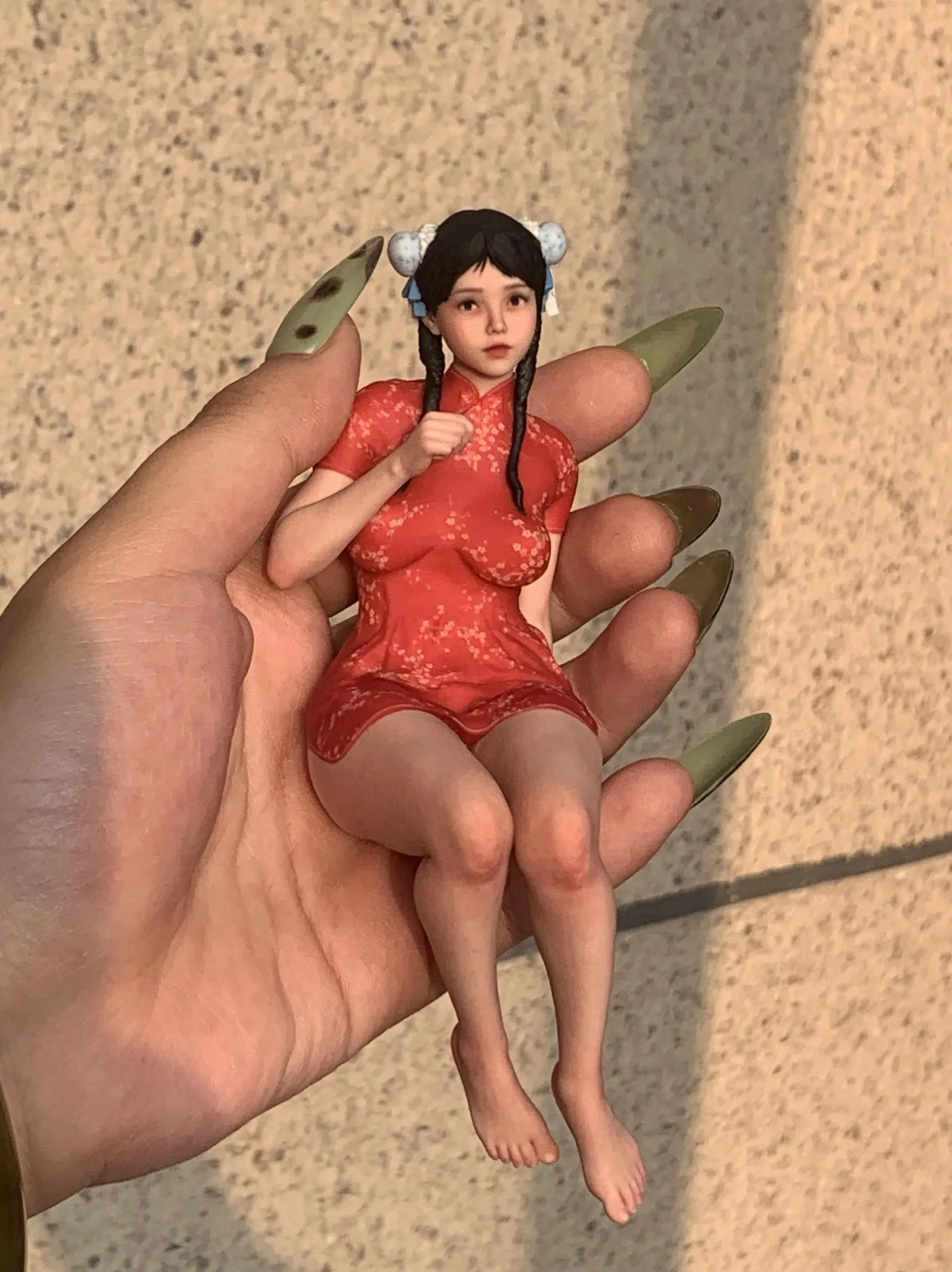 1/18 Cheongsam Chunli Statue Beauty Sculpture GK Figure Chinese Niang King of Fighters Toy Car Model Miniature Scene Character
1/18 Cheongsam Chunli Statue Beauty Sculpture GK Figure Chinese Niang King of Fighters Toy Car Model Miniature Scene Character