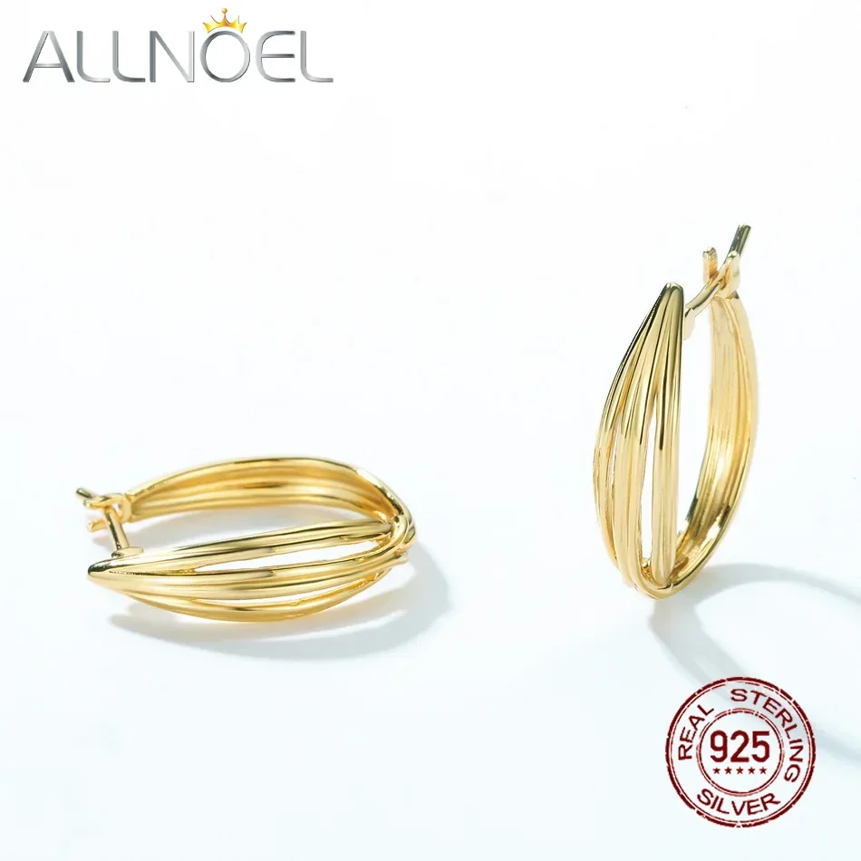 ALLNOEL Pure 925 Sterling Silver 20mm Hoop Earrings for Women Leaf Arc Shape Simple Style Fashion Gold Plated Fine Jewerly
ALLNOEL Pure 925 Sterling Silver 20mm Hoop Earrings for Women Leaf Arc Shape Simple Style Fashion Gold Plated Fine Jewerly