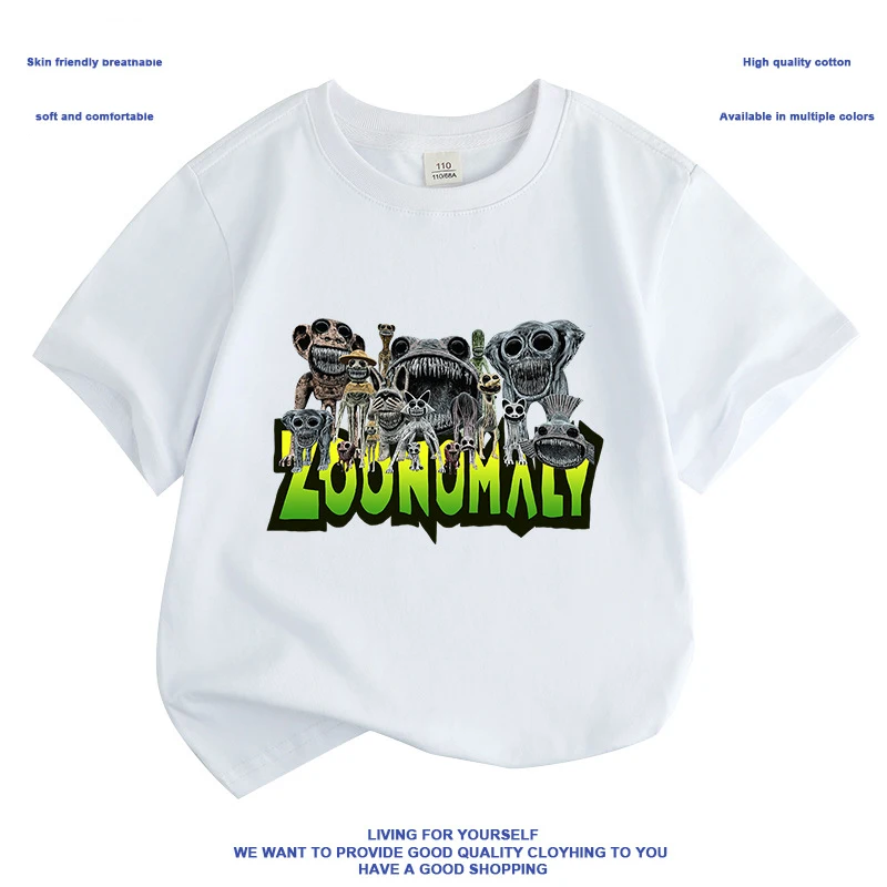 2024 New Anime Game Game Zoonomaly Summer Cotton Loose Comfortable Kids T-shirt Cosplay Clothes Boy Girl Birthday Gift Clothing
2024 New Anime Game Game Zoonomaly Summer Cotton Loose Comfortable Kids T-shirt Cosplay Clothes Boy Girl Birthday Gift Clothing