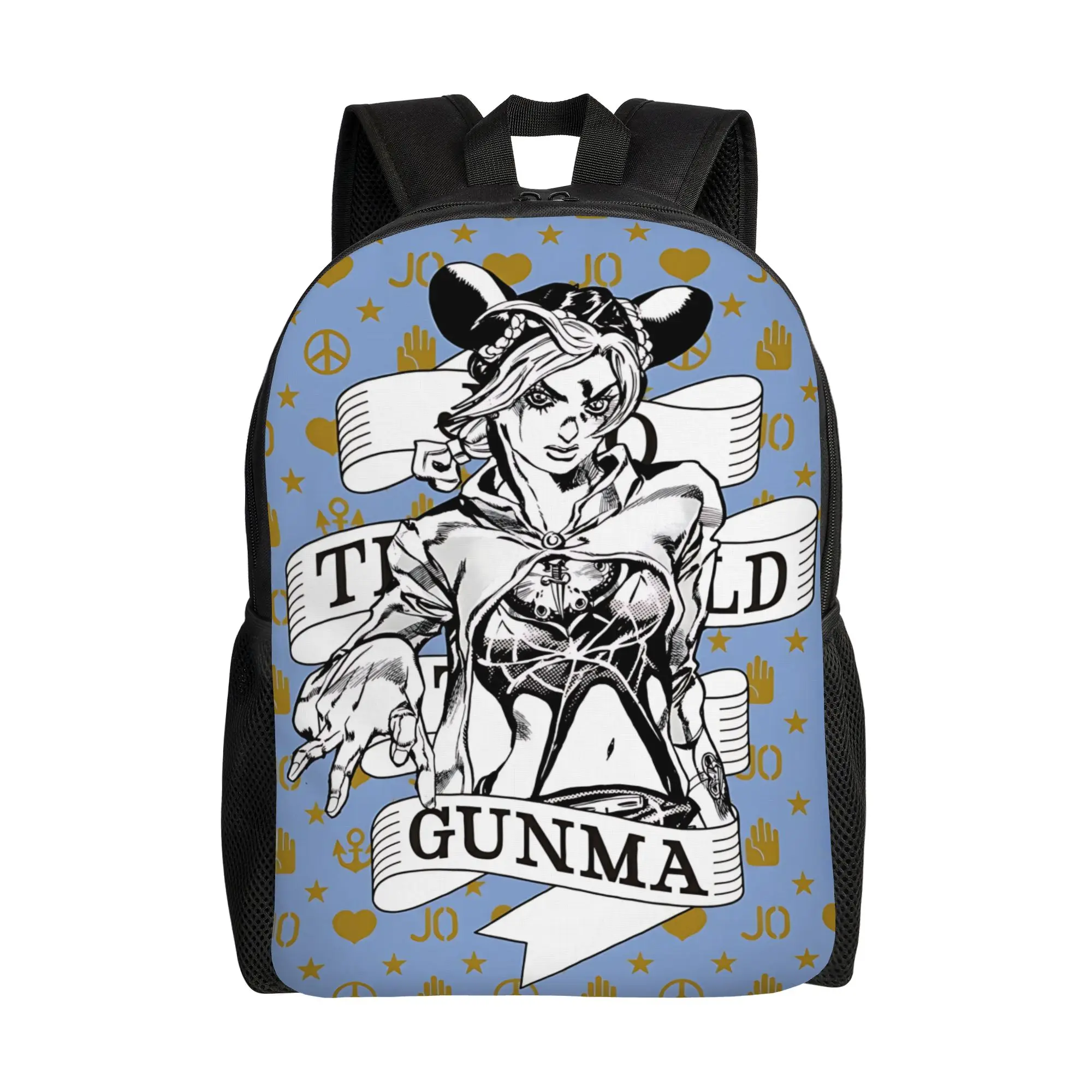 Bandai Jojo's Bizarre Adventure World backpack ita bag JOJO anime mochila Classic Outdoor Sturdy Shoulder Rucksack
Bandai Jojo's Bizarre Adventure World backpack ita bag JOJO anime mochila Classic Outdoor Sturdy Shoulder Rucksack