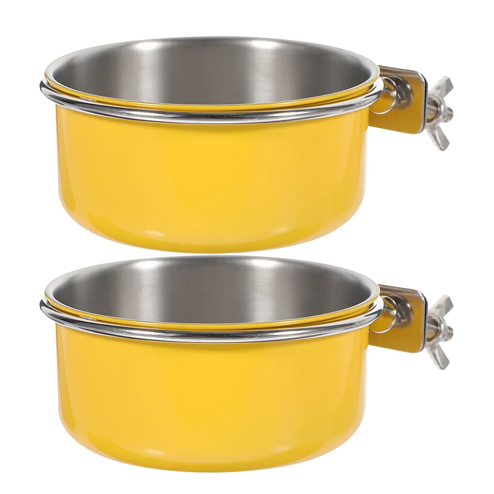 2 Pcs Bird Feeding Tray Cup Parakeet Cage Food Bowl Small Holder Dedicated Stainless Steel Basin For Parrot Water Feeder
2 Pcs Bird Feeding Tray Cup Parakeet Cage Food Bowl Small Holder Dedicated Stainless Steel Basin For Parrot Water Feeder