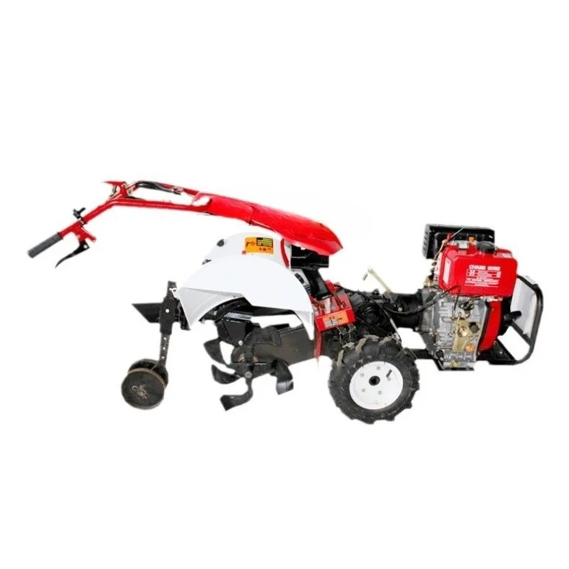 Multifunctional four-wheel drive rotary tiller, small hand-held tiller, trenching and ridging tiller, farm lawn mower
Multifunctional four-wheel drive rotary tiller, small hand-held tiller, trenching and ridging tiller, farm lawn mower