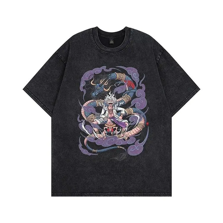 Men's T Shirt One Piece Cartoon American High Street Vintage Washed Short Sleeved Tees Women's Oversized Y2k Clothes Tops Summer
Men's T Shirt One Piece Cartoon American High Street Vintage Washed Short Sleeved Tees Women's Oversized Y2k Clothes Tops Summer