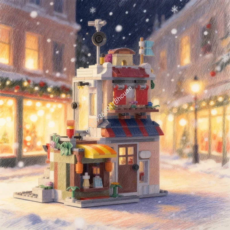 524pcs MOC Noodle Shop Alternate Build Cozy Hotel Creator 3 1 Model Building Blocks Toys Christmas Gifts Construction Brick Kids
524pcs MOC Noodle Shop Alternate Build Cozy Hotel Creator 3 1 Model Building Blocks Toys Christmas Gifts Construction Brick Kids