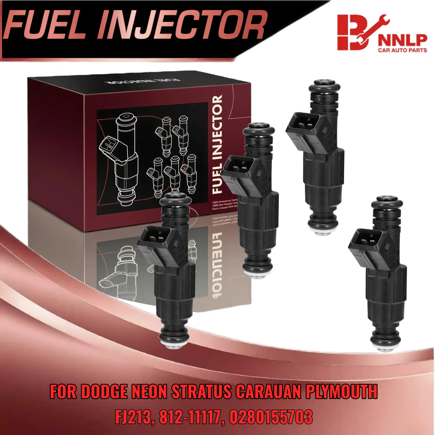 4pcs Fuel Injector for Chrysler Cirrus Sebring for Dodge Caravan for Plymouth Neon 1995 1997 FJ213
4pcs Fuel Injector for Chrysler Cirrus Sebring for Dodge Caravan for Plymouth Neon 1995 1997 FJ213