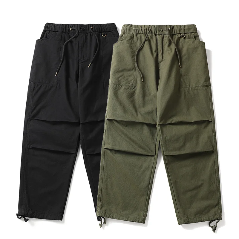 Japanese Streetwear Vintage Washed Cotton Loose Casual Sport Pant Men Outdoor Techwear Wide Let Tack Cargo Pants Women Trousers
Japanese Streetwear Vintage Washed Cotton Loose Casual Sport Pant Men Outdoor Techwear Wide Let Tack Cargo Pants Women Trousers