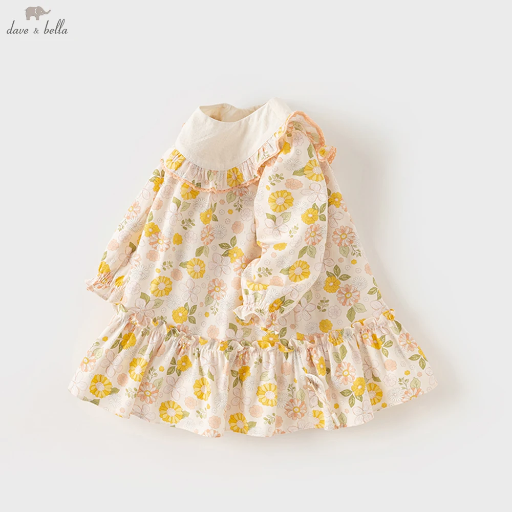 Dave Bella Girls Long Sleeve Princess Dress Spring Autumn Cotton Floral Print Dress Children Party Outdoor Clothes DB1248425
Dave Bella Girls Long Sleeve Princess Dress Spring Autumn Cotton Floral Print Dress Children Party Outdoor Clothes DB1248425