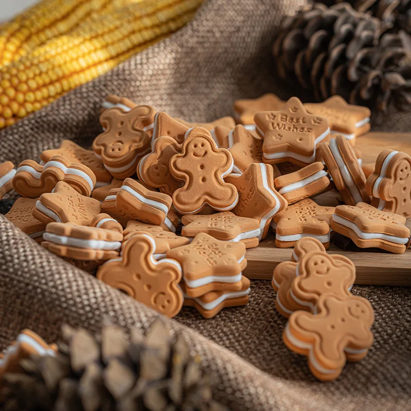 1pcs Simulation Christmas Cookies Model Cute Gingerbread Man Bear Biscuit Fake Cake Dessert Ornaments Photo Props Xmas Decor
1pcs Simulation Christmas Cookies Model Cute Gingerbread Man Bear Biscuit Fake Cake Dessert Ornaments Photo Props Xmas Decor