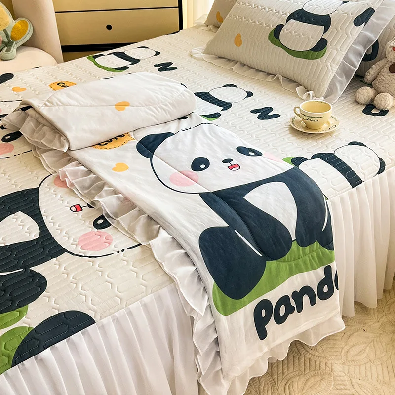 Kawaii для девочек, детское дышащее тонкое одеяло, охлаждающее латексное постельное белье, простыни и наволочки, домашнее воздушное одеяло, Комплект постельного белья
Kawaii для девочек, детское дышащее тонкое одеяло, охлаждающее латексное постельное белье, простыни и наволочки, домашнее воздушное одеяло, Комплект постельного белья