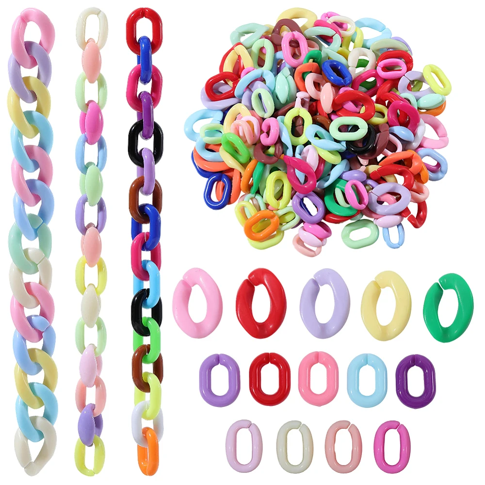 450Pcs 3 Styles Opaque Acrylic Quick Link Connectors Oval Mixed Color 16~22.5x11~16x4~5.5mm Inner Diameter: 10.5~12.5x5~6mm
450Pcs 3 Styles Opaque Acrylic Quick Link Connectors Oval Mixed Color 16~22.5x11~16x4~5.5mm Inner Diameter: 10.5~12.5x5~6mm