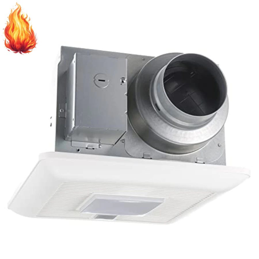 DC Ventilation Fan with Light, 50-80-110 CFM
DC Ventilation Fan with Light, 50-80-110 CFM