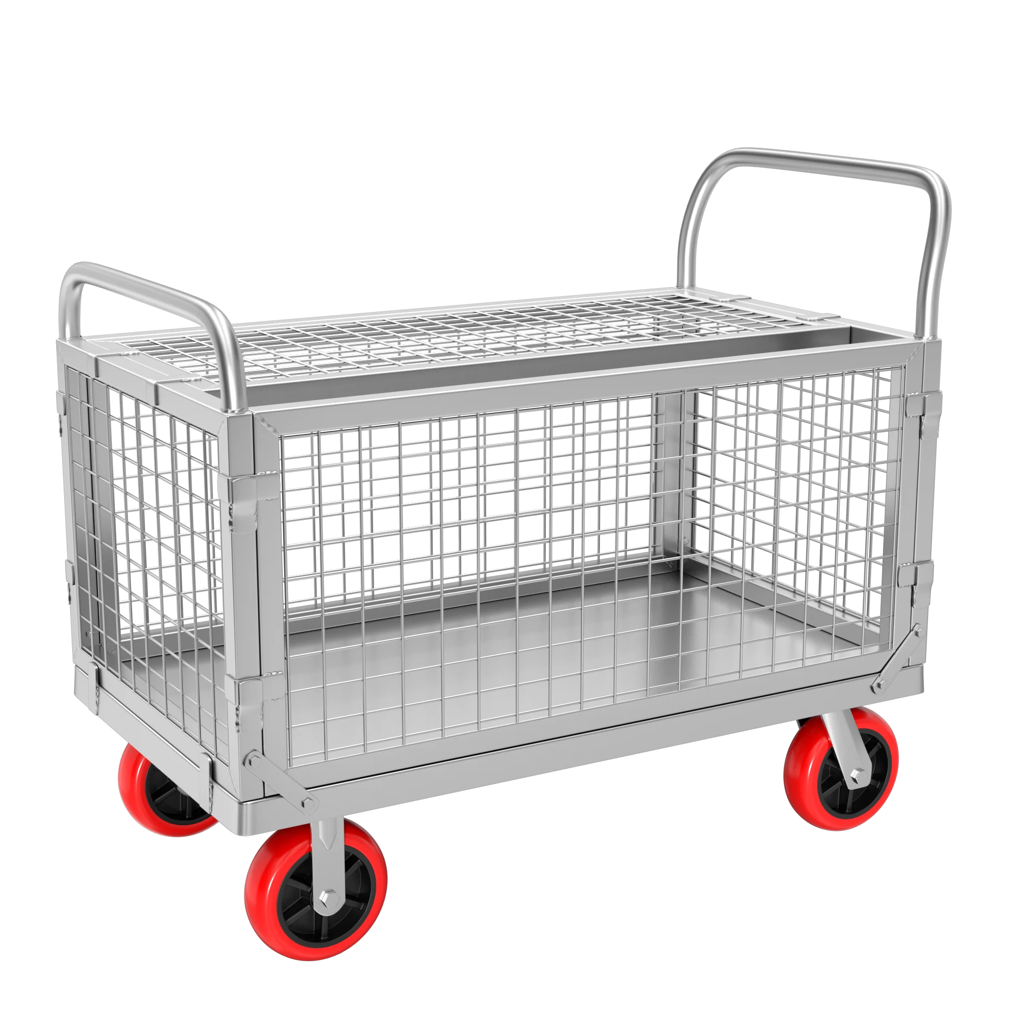 Депозитная цена Сверхмощный складной контейнер из стальной сетки Оцинкованная корзина для хранения с колесами Все в одном решение для хранения
Депозитная цена Сверхмощный складной контейнер из стальной сетки Оцинкованная корзина для хранения с колесами Все в одном решение для хранения