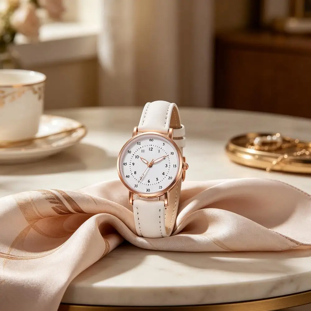 Student Quartz Watch Faux Leather Band Round Dial Watch Arabic Numerals Simple Wristwatch for Teens Boys Girls School Casual Wea
Student Quartz Watch Faux Leather Band Round Dial Watch Arabic Numerals Simple Wristwatch for Teens Boys Girls School Casual Wea