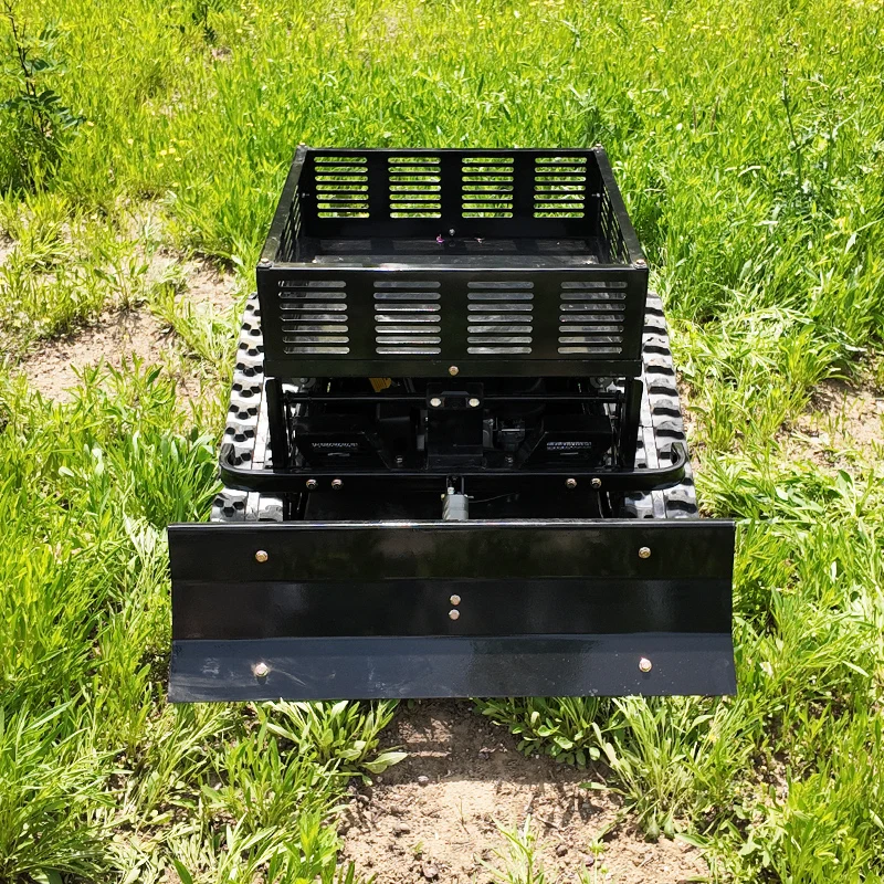 Customized All-Terrain Remote Control Tracked Lawn Mower with Storage Rack & Snow Plow, Screen Display for Precise
Customized All-Terrain Remote Control Tracked Lawn Mower with Storage Rack & Snow Plow, Screen Display for Precise