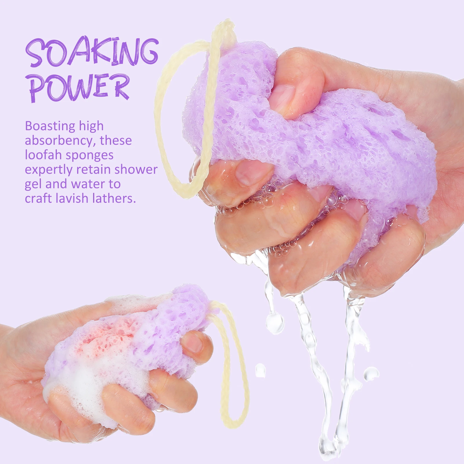 5 Pcs Bath Ball Cleaning Sponge Scrub Natural Exfoliating Sponges Body Scrubber Scrubbers Ball/Bath Wipe/Bath Flower
5 Pcs Bath Ball Cleaning Sponge Scrub Natural Exfoliating Sponges Body Scrubber Scrubbers Ball/Bath Wipe/Bath Flower
