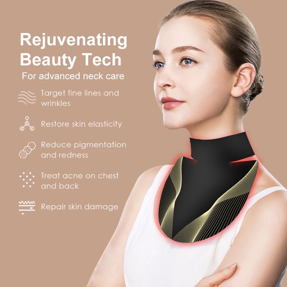 4 Colors Photon Neck LED Mask Red Light Therapy Anti Aging Neck Beauty Mask Relaxation Treatment Anti-Wrinkle Skin Care
4 Colors Photon Neck LED Mask Red Light Therapy Anti Aging Neck Beauty Mask Relaxation Treatment Anti-Wrinkle Skin Care