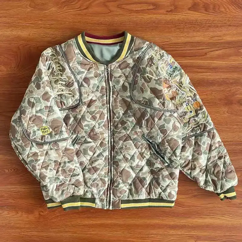 Men's Women's Kapital Jackets Stylish Folding Throw Pillow Casual Camouflage Embroidered Jacket Coat
Men's Women's Kapital Jackets Stylish Folding Throw Pillow Casual Camouflage Embroidered Jacket Coat