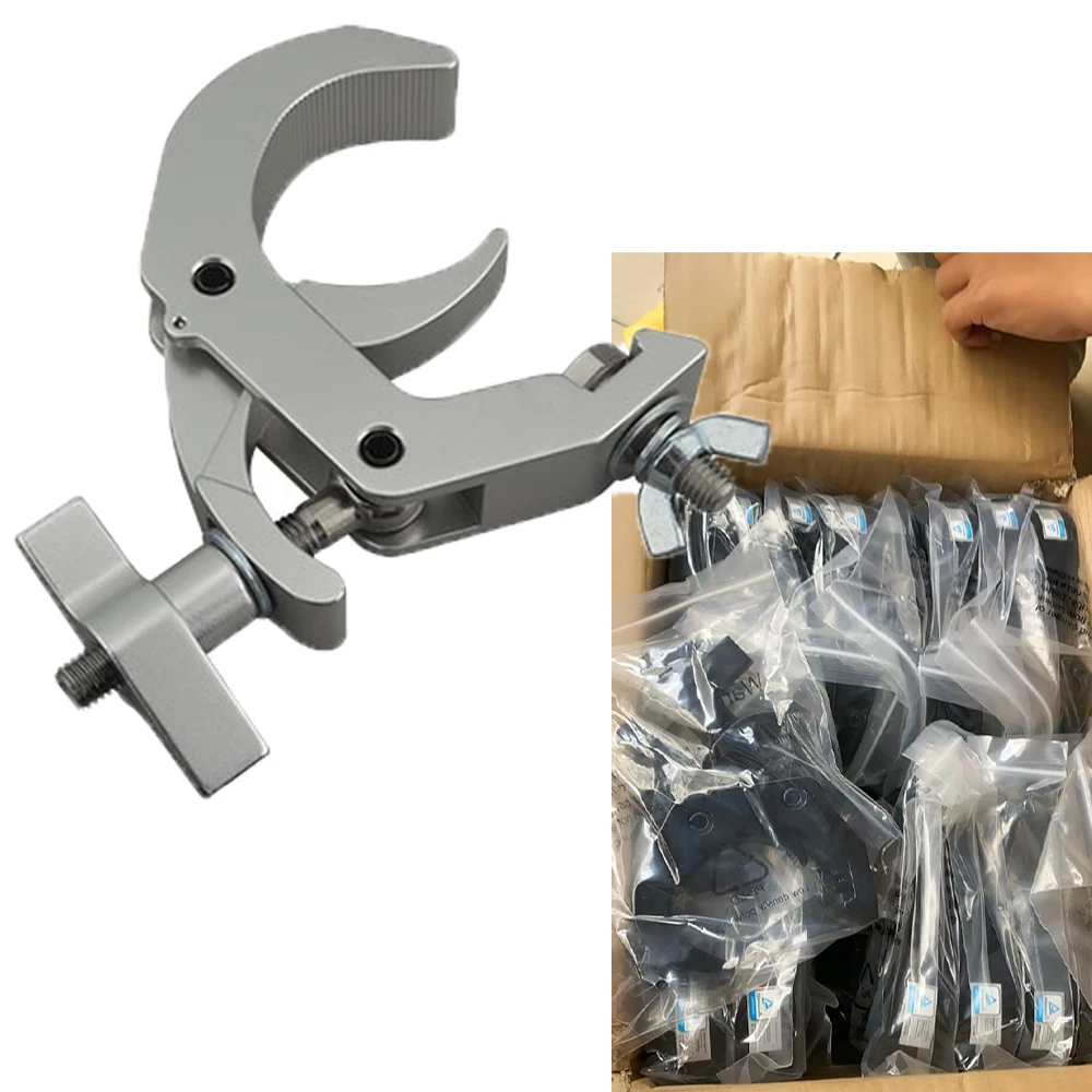 20pcs Aluminum Clamp Duty 50KG Lighting Hook for Stage Light Fixture Fits 50MM Tube Safety Mounting Quick Realease Coupler
20pcs Aluminum Clamp Duty 50KG Lighting Hook for Stage Light Fixture Fits 50MM Tube Safety Mounting Quick Realease Coupler