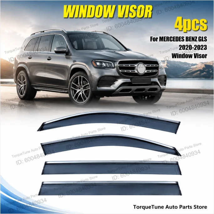 Direct Fit Premium Easy Installation Durable Window Visor Wind Deflector For MERCEDES BENZ GLS 2020-2023 4pcs Injection PC
Direct Fit Premium Easy Installation Durable Window Visor Wind Deflector For MERCEDES BENZ GLS 2020-2023 4pcs Injection PC