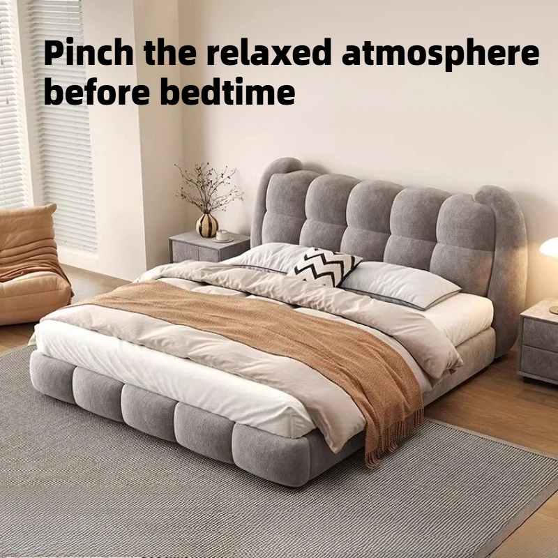 180x200cm King Size Double Bed Modern Cloth Bed Bedroom 2 People Bed Couples Decor Frame Hotel Headboard Bedroom Furniture
180x200cm King Size Double Bed Modern Cloth Bed Bedroom 2 People Bed Couples Decor Frame Hotel Headboard Bedroom Furniture