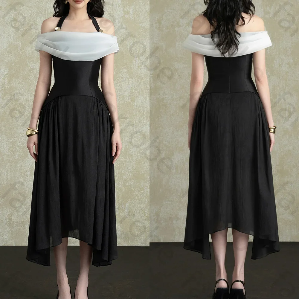 Customize Halter Strap Mullet Midi Dress A-Line Evening Dresses Formal Modern Exquisite High Quality Prom Party Gowns for Women
Customize Halter Strap Mullet Midi Dress A-Line Evening Dresses Formal Modern Exquisite High Quality Prom Party Gowns for Women