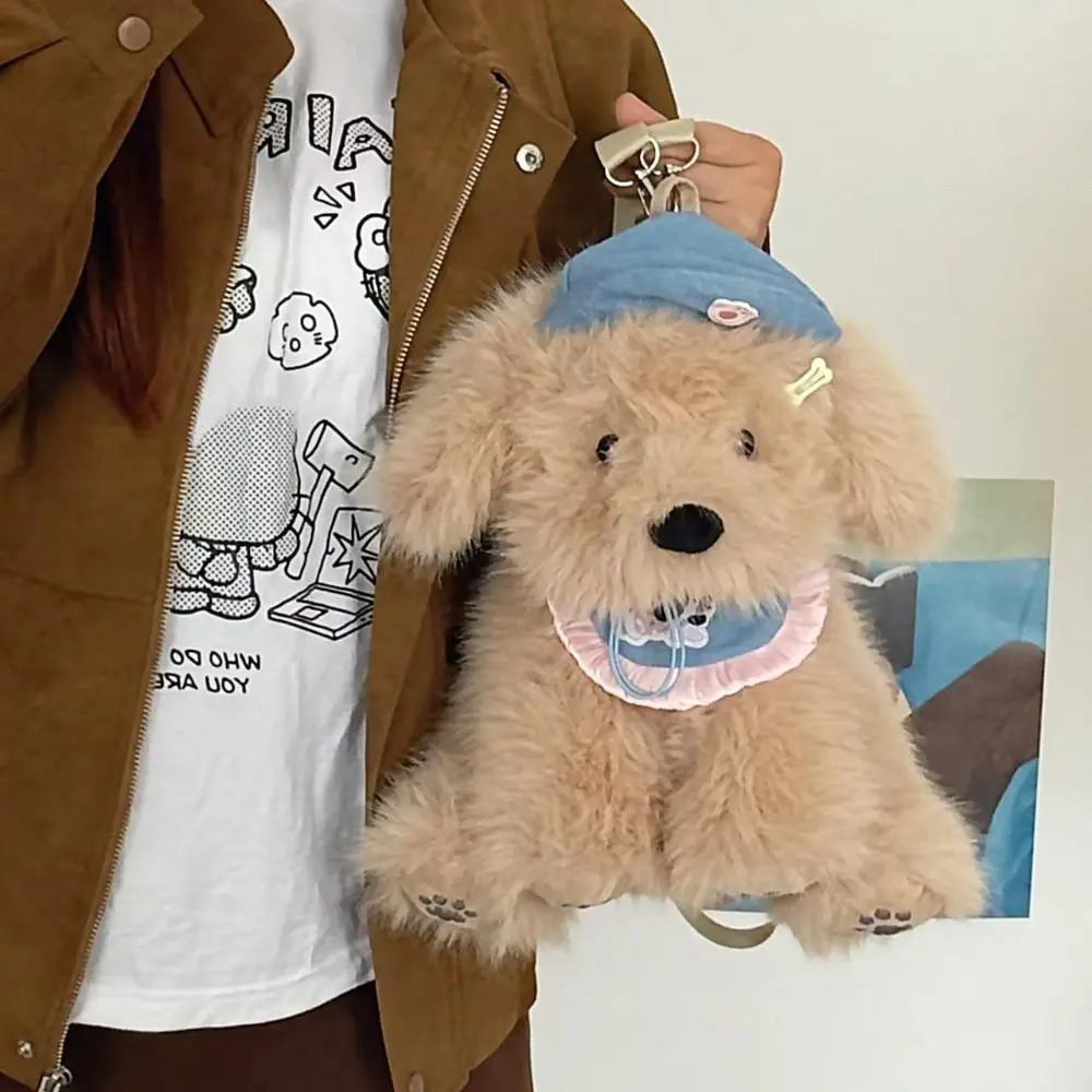 Portable Kawaii Puppy Plush Backpack Soft Fluffy Dog Plush Doll Knapsack Furry Large Capacity Stuffed Animal School Bag Students
Portable Kawaii Puppy Plush Backpack Soft Fluffy Dog Plush Doll Knapsack Furry Large Capacity Stuffed Animal School Bag Students