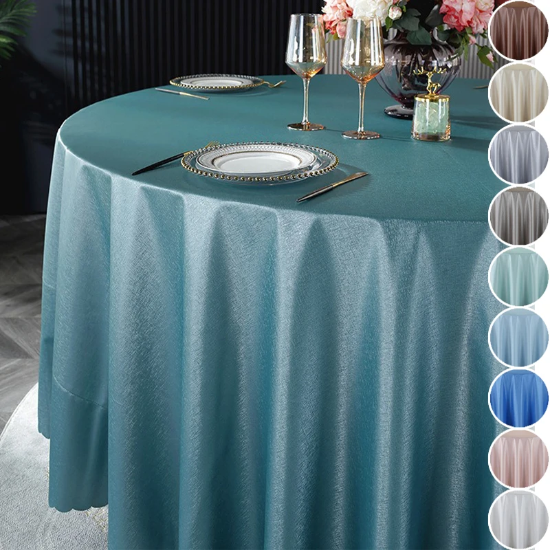 Quality Round Tablecloth Waterproof Heat Resistant Banquet Table Cover for Hotel Wedding Party Dining Decor Thick PU Material
Quality Round Tablecloth Waterproof Heat Resistant Banquet Table Cover for Hotel Wedding Party Dining Decor Thick PU Material