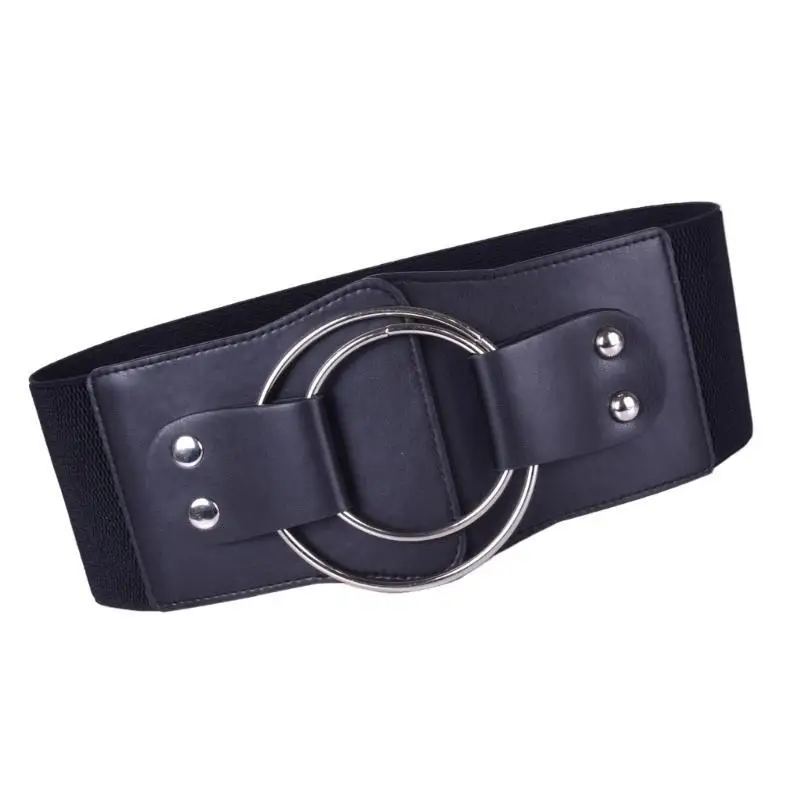39BB Women's Wide Waist Belt Fashion Waist Cincher Stylish Girdle Adorned with Metal Circle for Special Occasion Daily Wear
39BB Women's Wide Waist Belt Fashion Waist Cincher Stylish Girdle Adorned with Metal Circle for Special Occasion Daily Wear