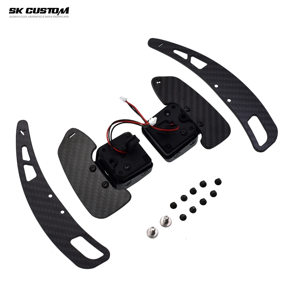 SK CUSTOM carbon fiber magnetic paddle shifters suitable for Audi B9 PA A3 A4 A5 RS3 S4 S5 car interior modification extended
SK CUSTOM carbon fiber magnetic paddle shifters suitable for Audi B9 PA A3 A4 A5 RS3 S4 S5 car interior modification extended