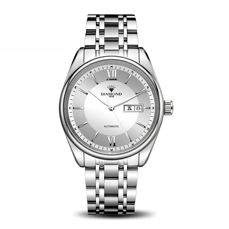 Мужские механические часы Shanghai Watch, классические, отечественные, с бриллиантами, большой циферблат, календарь, отображение дня недели, водонепроницаемые, официальные мужские часы
Мужские механические часы Shanghai Watch, классические, отечественные, с бриллиантами, большой циферблат, календарь, отображение дня недели, водонепроницаемые, официальные мужские часы