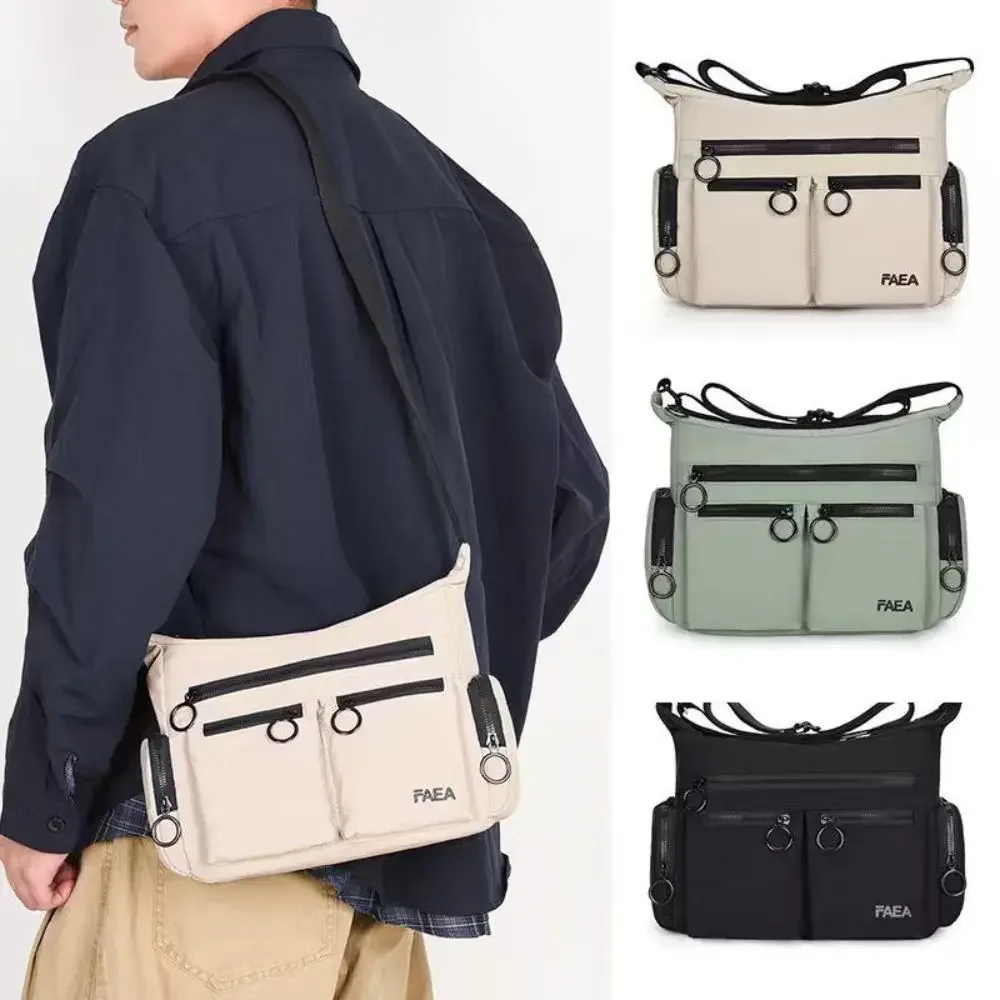 New Multi-pockets Men's Crossbody Bag Large Capacity Waterproof Single Shoulder Bag Adjustable Shoulder Strap Casual Bag Travel
New Multi-pockets Men's Crossbody Bag Large Capacity Waterproof Single Shoulder Bag Adjustable Shoulder Strap Casual Bag Travel