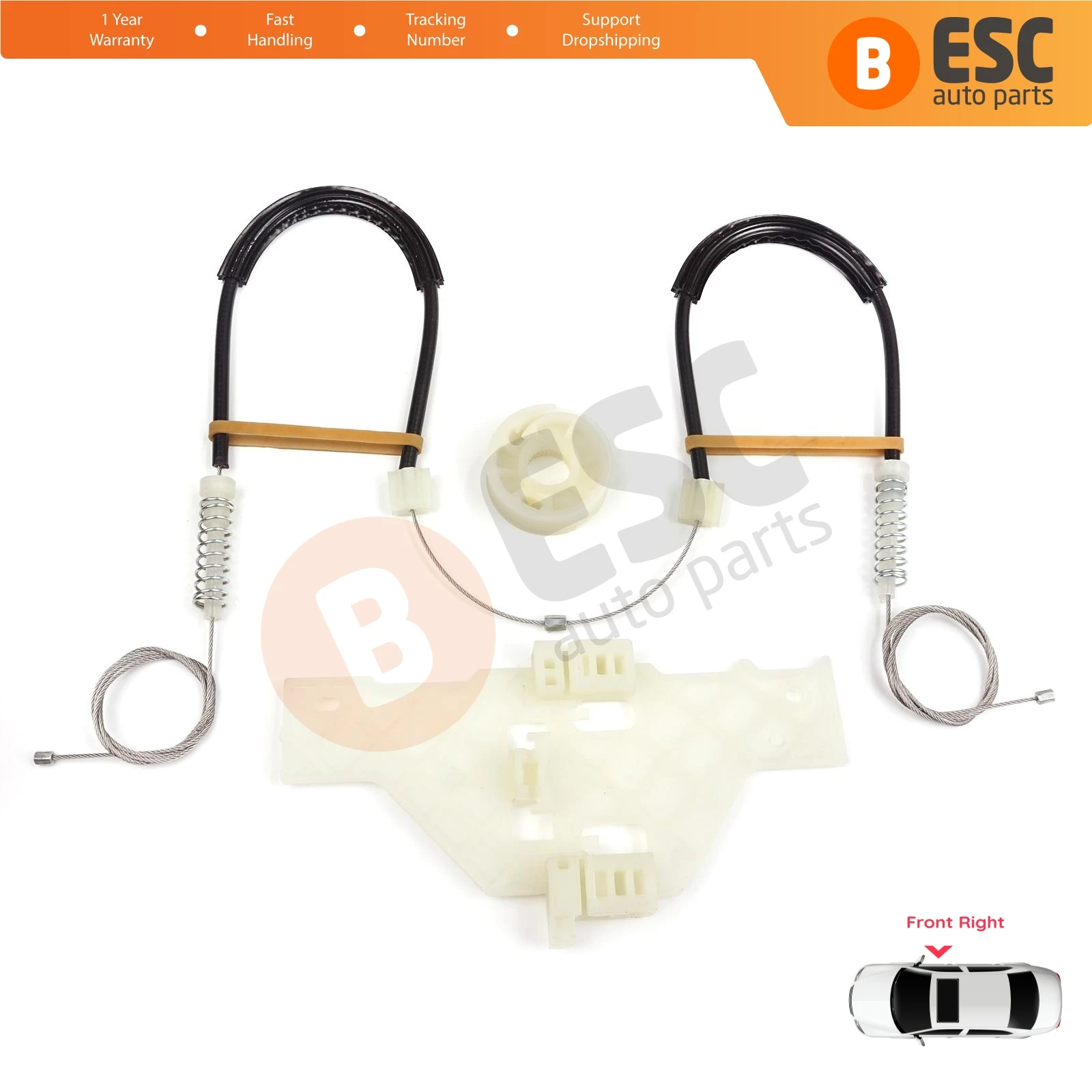 EWR5353 Electric Power Window Lifter Regulator Repair Set Front Right Door for Citroen C4 MK1 LC LR 2004-2014 4/5 Door 9222V0
EWR5353 Electric Power Window Lifter Regulator Repair Set Front Right Door for Citroen C4 MK1 LC LR 2004-2014 4/5 Door 9222V0