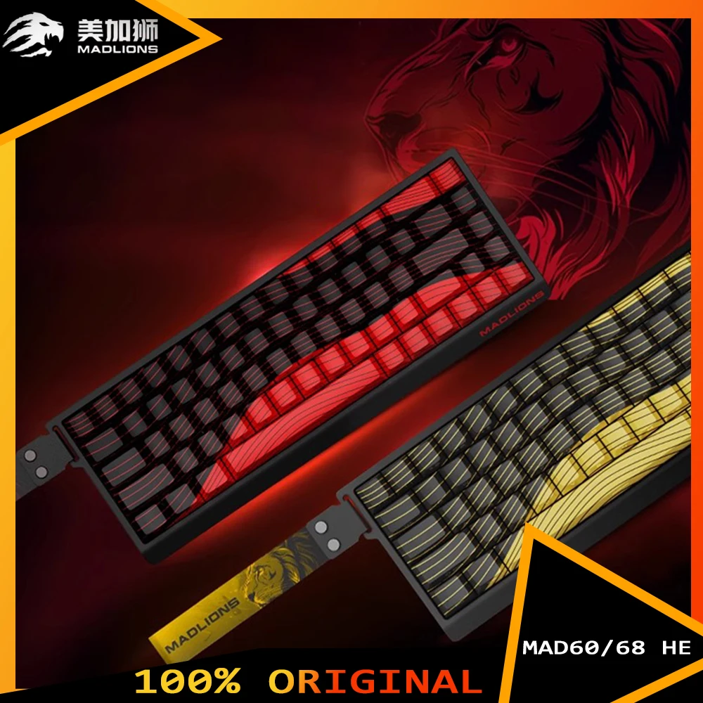 MADCATZ MAD 60HE 68R Клавиатура с магнитным переключателем MADLIONS Mad60 Игровая клавиатура Rapid Trigger Пользовательская клавиатура ПК Аксессуары для геймеров
MADCATZ MAD 60HE 68R Клавиатура с магнитным переключателем MADLIONS Mad60 Игровая клавиатура Rapid Trigger Пользовательская клавиатура ПК Аксессуары для геймеров