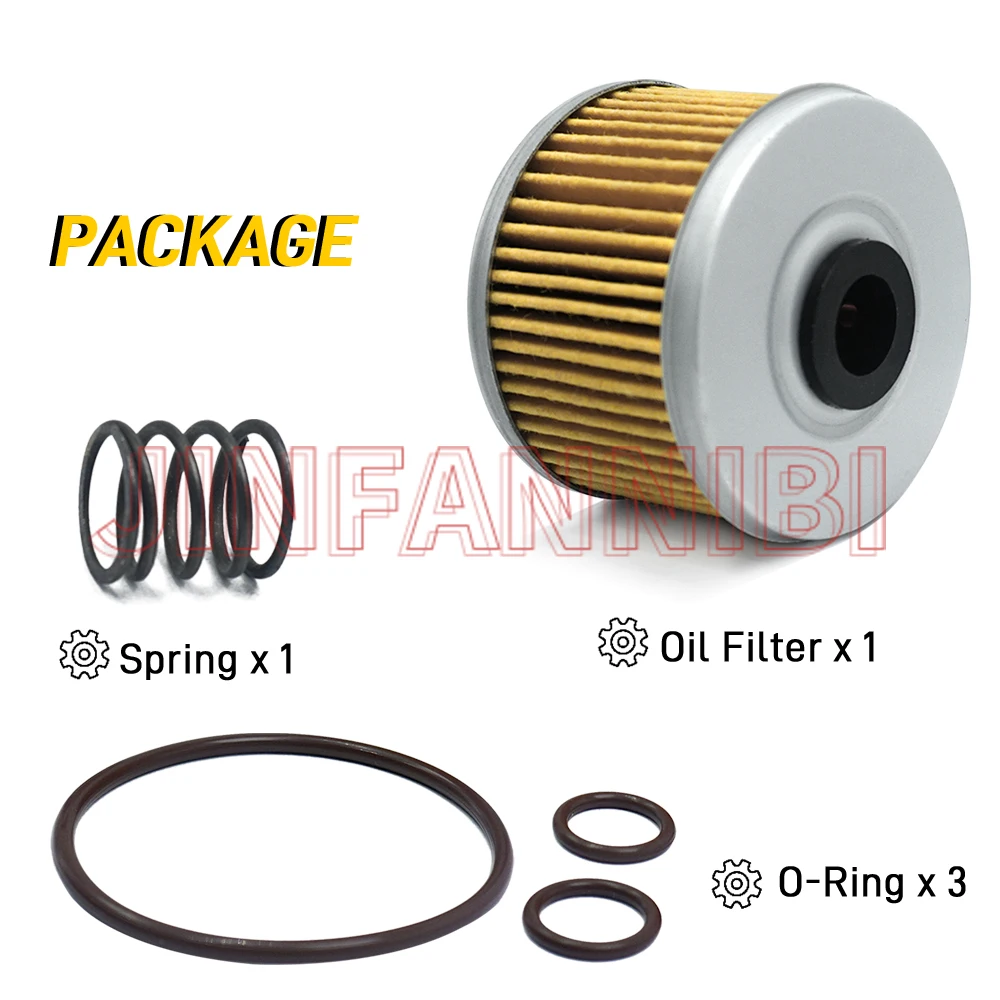 Oil Filter with O-Rings For Honda Sportrax 300 TRX300EX 1998-2003 2004 2005 2006 2007 2008 #15412-HM5-A10
Oil Filter with O-Rings For Honda Sportrax 300 TRX300EX 1998-2003 2004 2005 2006 2007 2008 #15412-HM5-A10