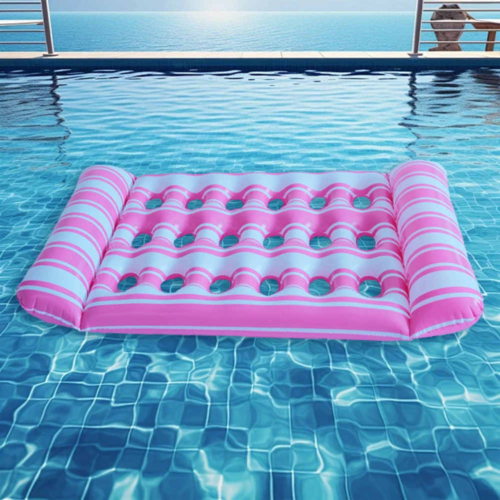 Inflatable Floating Bed with Headrest Floating Lounger Foldable Swimming Pool Sleeping Bed Chair Outdoor Water Hammock Recliner
Inflatable Floating Bed with Headrest Floating Lounger Foldable Swimming Pool Sleeping Bed Chair Outdoor Water Hammock Recliner