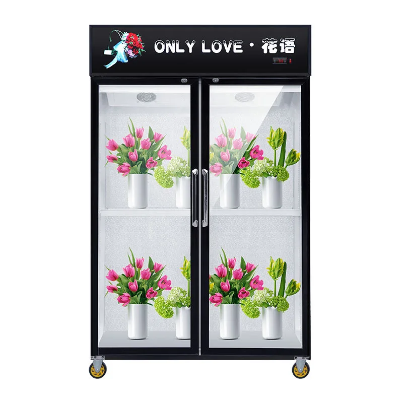 Commercial refrigerated fresh-keeping flower shop display cabinet vertical air-cooled flower freezer
Commercial refrigerated fresh-keeping flower shop display cabinet vertical air-cooled flower freezer
