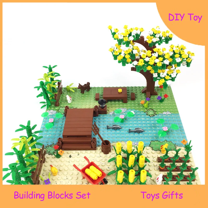 MOC Scenic Countryside Outdoor Building Blocks Toy Set Plant, Corn, and Cart Creative Assemble model Toys Gifts Birthday Gifts
MOC Scenic Countryside Outdoor Building Blocks Toy Set Plant, Corn, and Cart Creative Assemble model Toys Gifts Birthday Gifts