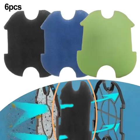 6 Pack Filter Sponge For Robotic Pool Cleaner A1, Cotton Foam Replacement Pads 285x245x10mm Efficient Debris -Trapping