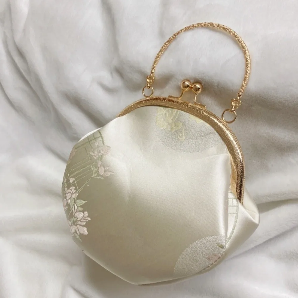 Floral Brocade Cheongsam Bag Satin Fabric Metal Clasp Kiss Lock Purse Jacquard Mini Size Embroidered Clutch Gala Evening
Floral Brocade Cheongsam Bag Satin Fabric Metal Clasp Kiss Lock Purse Jacquard Mini Size Embroidered Clutch Gala Evening
