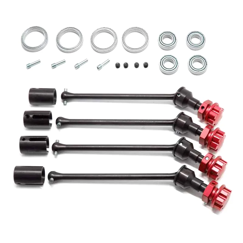 4Pcs 8996X Steel Extended Drive Shaft CVD With Splined Wheel Hex For 1/10 Traxxas MAXX Widemaxx RC Car Replacement Red
4Pcs 8996X Steel Extended Drive Shaft CVD With Splined Wheel Hex For 1/10 Traxxas MAXX Widemaxx RC Car Replacement Red