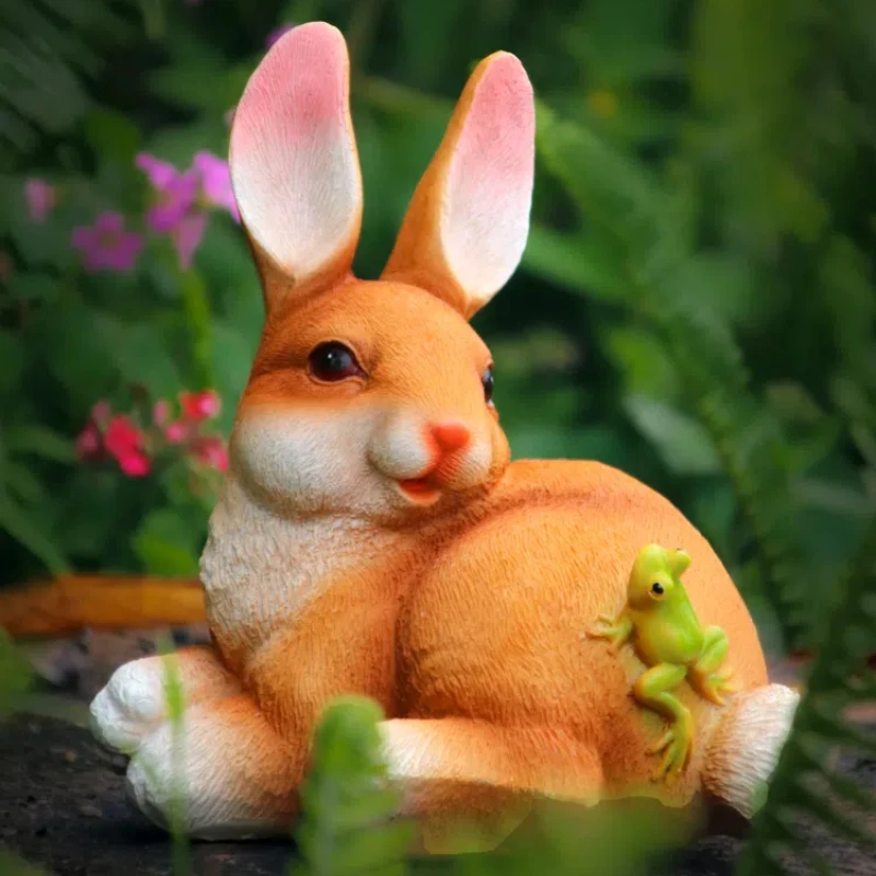 Cute cartoon bunny ornament garden balcony courtyard countryside style simulation animal resin decoration
Cute cartoon bunny ornament garden balcony courtyard countryside style simulation animal resin decoration