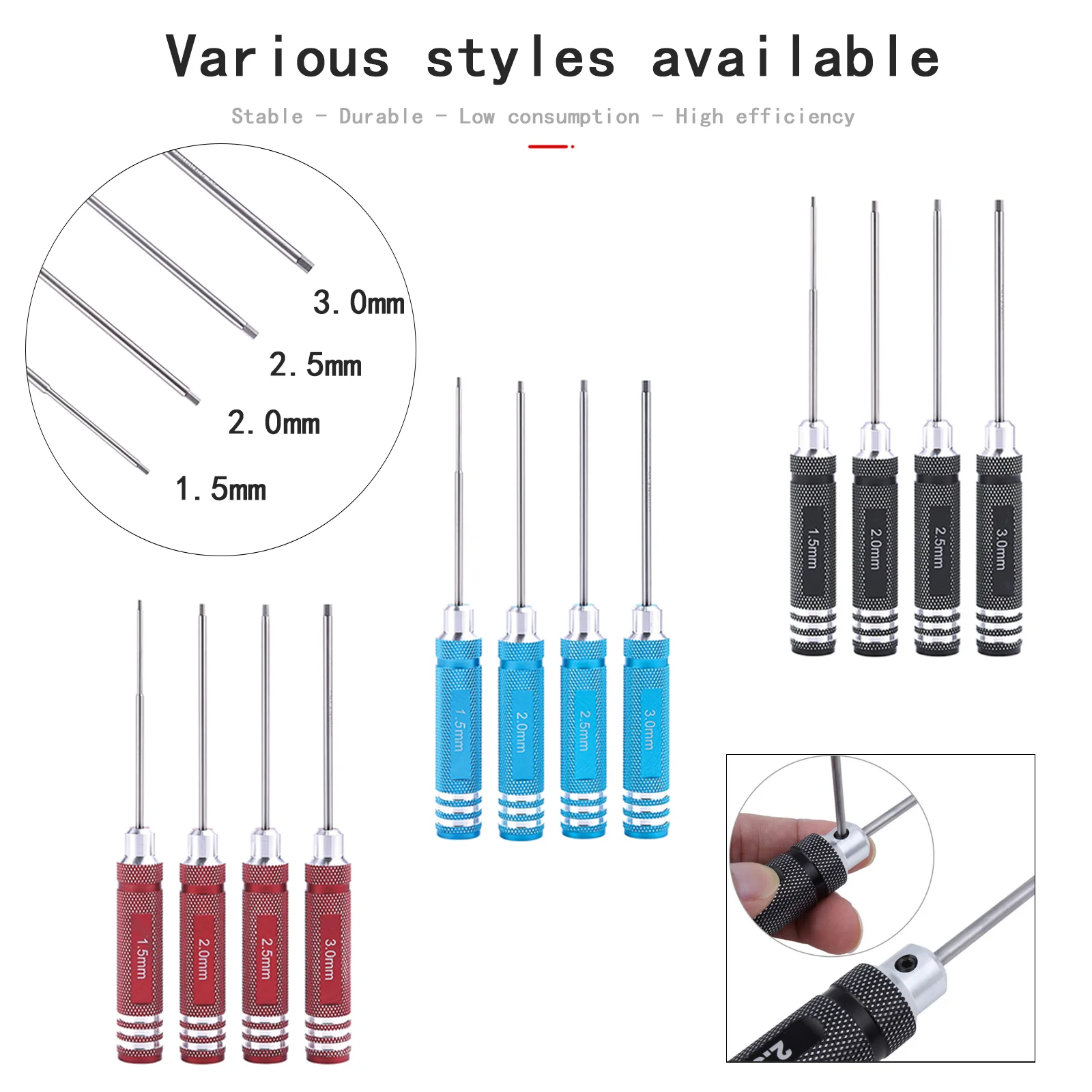 Multi-functional Four-piece Set Of Aviation Model Hexagonal Screwdriver Set Drone Rc Model Climbing Vehicle Repair Tool
Multi-functional Four-piece Set Of Aviation Model Hexagonal Screwdriver Set Drone Rc Model Climbing Vehicle Repair Tool