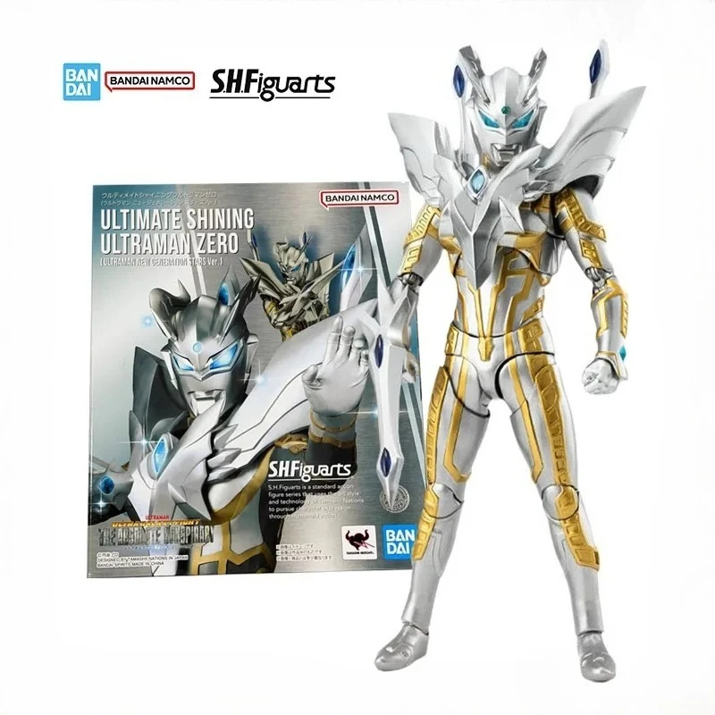 Original Bandai SHF Ultimate Shining Ultraman Zero Anime Ultraman Action Figure High Poseability Collection Finished Model Toys
Original Bandai SHF Ultimate Shining Ultraman Zero Anime Ultraman Action Figure High Poseability Collection Finished Model Toys
