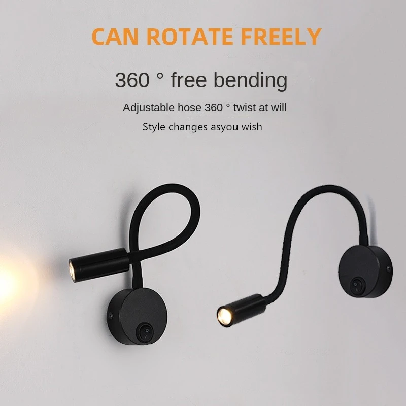LED 3W Gooseneck Reading Wall Lamp Flexible Adjustable with Switch Work Study Wall Mounted 85-265V Bedroom Bedside Night Light
LED 3W Gooseneck Reading Wall Lamp Flexible Adjustable with Switch Work Study Wall Mounted 85-265V Bedroom Bedside Night Light