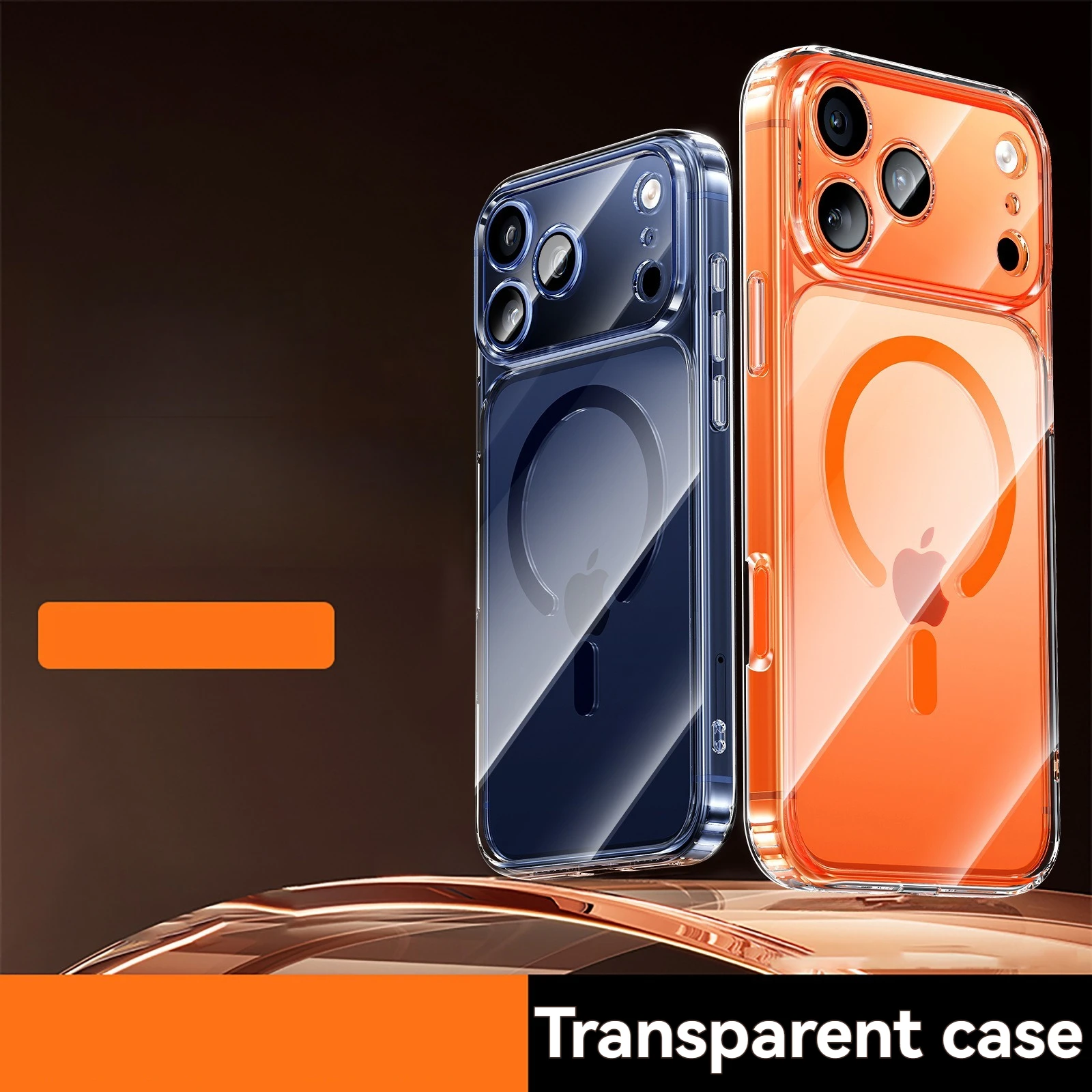 Transparent Solid Color Phone Case for iPhone 17 Pro Max Series with Back Magnetic 
Transparent Solid Color Phone Case for iPhone 17 Pro Max Series with Back Magnetic