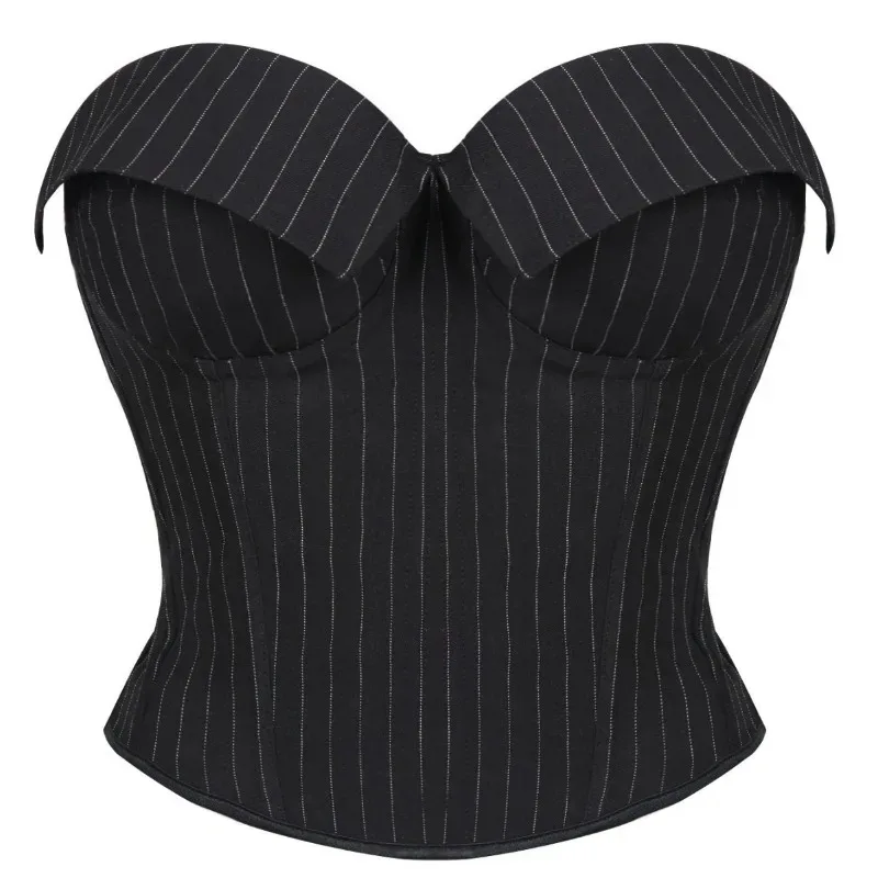 Черный полосатый корсет с завышенной талией и бюстье Корректирующее белье Топ для женщин Офисный женский корсет
Черный полосатый корсет с завышенной талией и бюстье Корректирующее белье Топ для женщин Офисный женский корсет
