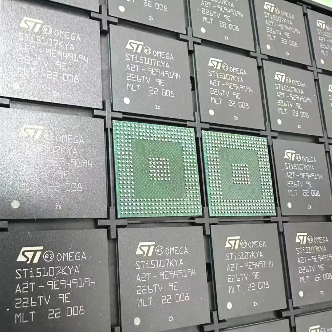 5pcs/Lot STI5107KYA BGA-324 STi5107KYA 16-bit wide SDR SDRAM 32-bit VL-RISC CPU set-top box decoder
5pcs/Lot STI5107KYA BGA-324 STi5107KYA 16-bit wide SDR SDRAM 32-bit VL-RISC CPU set-top box decoder