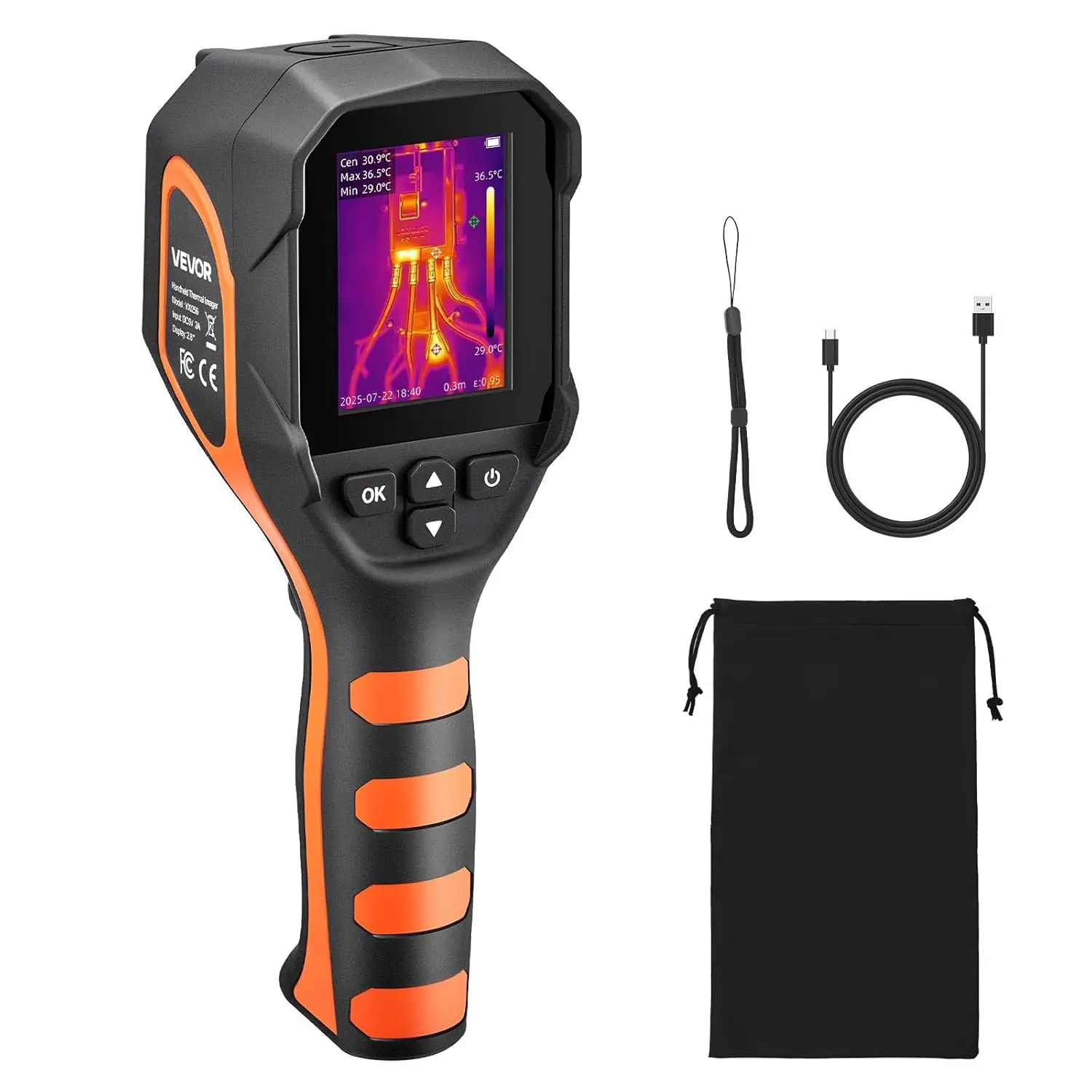 Thermal Camera 320 x 240 TISR Super Resolution Thermal Imaging Camera with 2MP Visual Camera 256 x 192 IR Resolution 25 HZ
Thermal Camera 320 x 240 TISR Super Resolution Thermal Imaging Camera with 2MP Visual Camera 256 x 192 IR Resolution 25 HZ