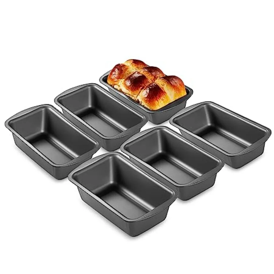 Bread Pan 1 Lb, 8.5 x 4.5 Inch Loaf Pans for Baking Bread, Nonstick Meatloaf Pan with Wide Grips, Banana Bread Tin for Homemade
Bread Pan 1 Lb, 8.5 x 4.5 Inch Loaf Pans for Baking Bread, Nonstick Meatloaf Pan with Wide Grips, Banana Bread Tin for Homemade