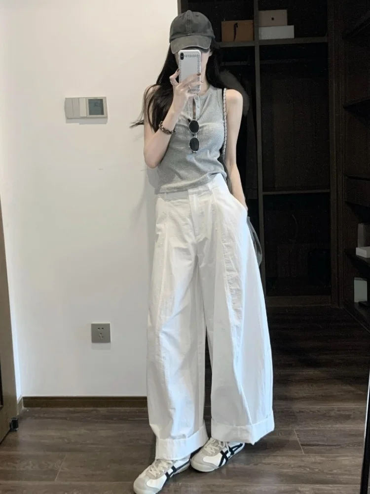 Gray Vest White Wide Leg Pants Casual Two-Piece Set Women's Fashion Ensemble Comfortable Loose Style Korean Grey Sweater Whit...
Gray Vest White Wide Leg Pants Casual Two-Piece Set Women's Fashion Ensemble Comfortable Loose Style Korean Grey Sweater Whit...